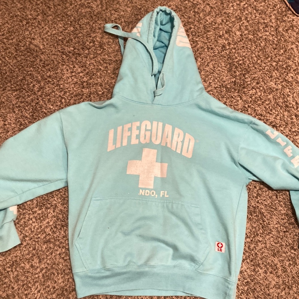Lifeguard blue hoodie